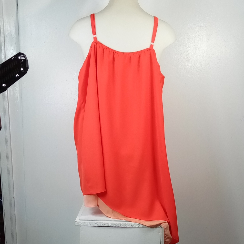6th & Lane Coral Sleeveless Women's Top Sz 22 - Picture 3 of 11